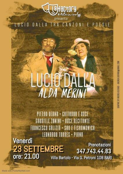 Lucio Dalla e Alda Merini