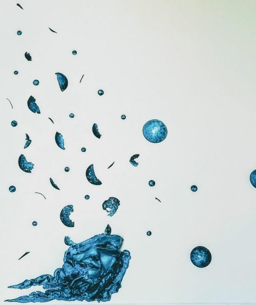 Amedeo Gabucci in Matamorfosiquantica in mostra alla Galleria WeSpace