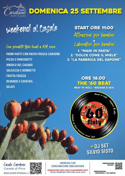 The '60 Beat #LIVE@Casale Cardone, Canale di Pirro (Ba)