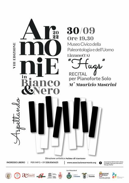 Aspettando ArmoniE in Bianco & Nero VIII Ed - "HUGS" Maurizio Mastrini - pianoforte solo