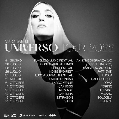 Mara Sattei è Pronta a Trasportarci Nel Suo “universo Tour 2022”