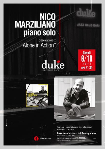 Nico Marziliano - presentazione cd “Alone in Action”