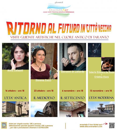 Ritorno al futuro in Città Vecchia: visite guidate artistiche nel Cuore Antico di Taranto