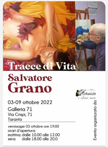 Vernissage Tracce di Vita - Salvatore Grano