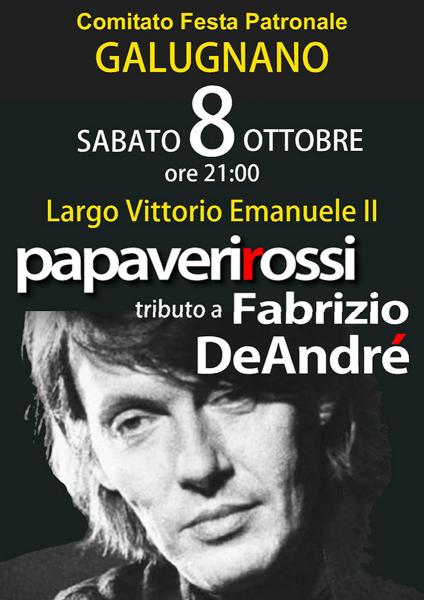 Tributo a Fabrizio De André - PAPAVERI ROSSI