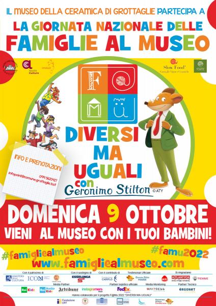 Giornata delle Famiglie al Museo della Ceramica di Grottaglie - F@MU - "Diversi ma uguali"