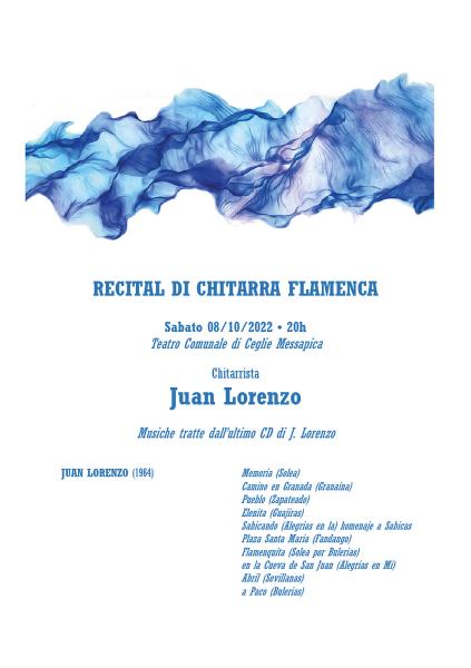 CAELIUM CLASSICA FESTIVAL  Juan Lorenzo, chitarra flamenca
