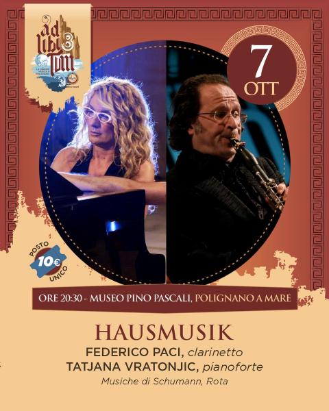 HAUSMUSIK - Concerto per clarinetto e pianoforte - Ad Libitum 8