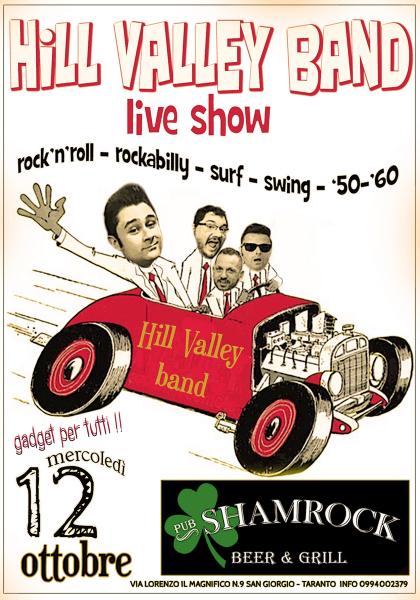 Hill Valley band live allo Shamrock Pub - S.Giorgio J.