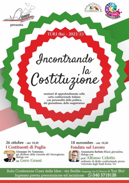 Incontri sulla Costituzione