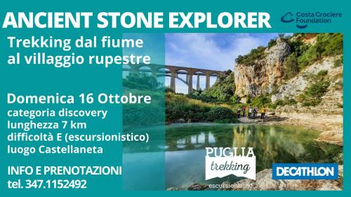ANCIENT STONE EXPLORER Trekking dal fiume al villaggio rupestre