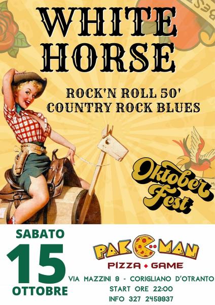 White Horse oktoberfest rock'n roll live a Corigliano