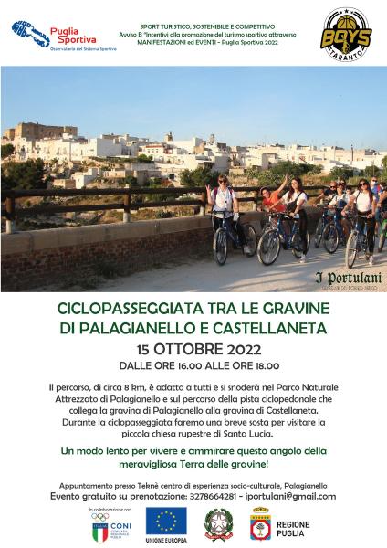 Ciclopasseggiata Tra le Gravine di Palagianello e Castellaneta