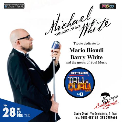 Michael White - Cover Band Mario Biondi live a Trani Santo Graal