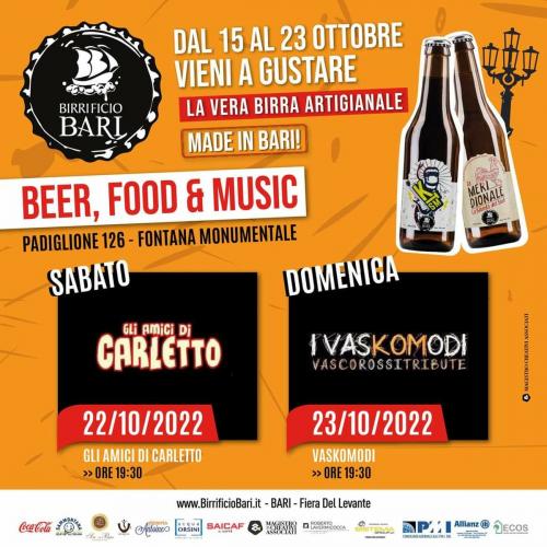 GLI AMICI DI CARLETTO live al BIRRIFICIO BARI per Fiera del Levante