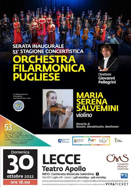 CONCERTO INAUGURAZIONE 53^ STAGIONE CAMERATA MUSICALE SALENTINA