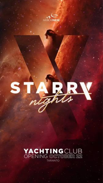 STARRY NIGHTS INAUGURAZIONE YACHTING