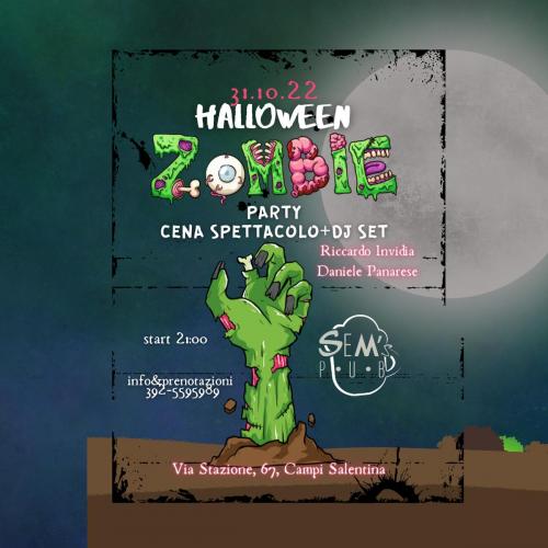 Halloween con Cena Spettacolo e dj Set a Campi Salentino