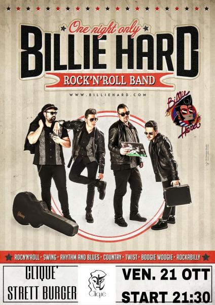 Billie Hard live at Cliquè