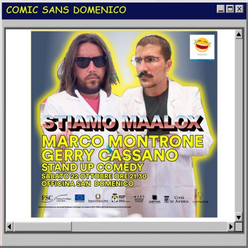 COMIC SANS DOMENICO - Stiamo Maalox