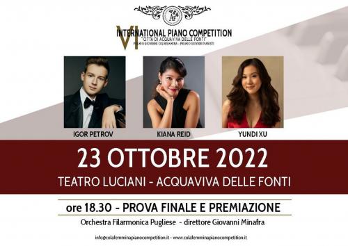 Concerto finale e Premiazione