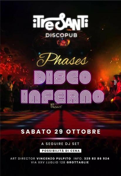 Disco Inferno Night by Phases Band