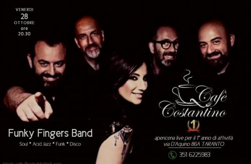 Funky Fingers Band Live al Cafè Costantino