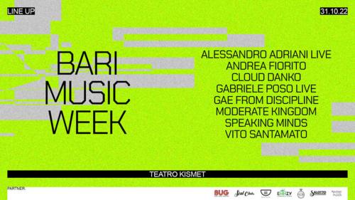 Bari Music Week  in anteprima al Kismet
