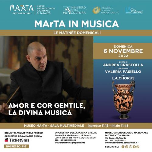 AMOR E COR GENTILE, LA DIVINA MUSICA - MArTA in Musica