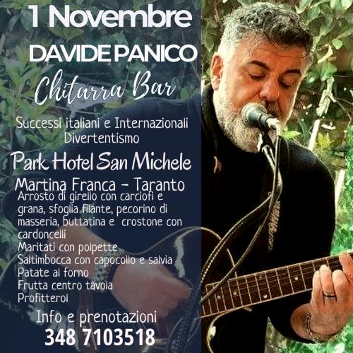 Pranzo spettacolo  di Ognissanti con Davide Panico chitarra bar