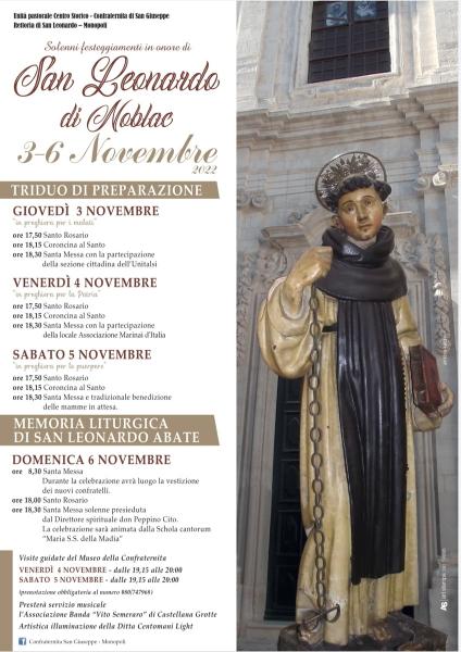 Solenni festeggiamenti in onore di San Leonardo