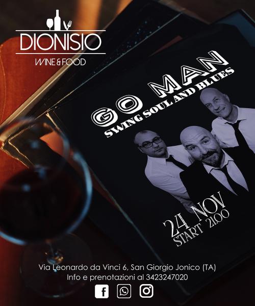 GoMan - 24NOV - Soul Blues Swing - Enoteca Dionisio