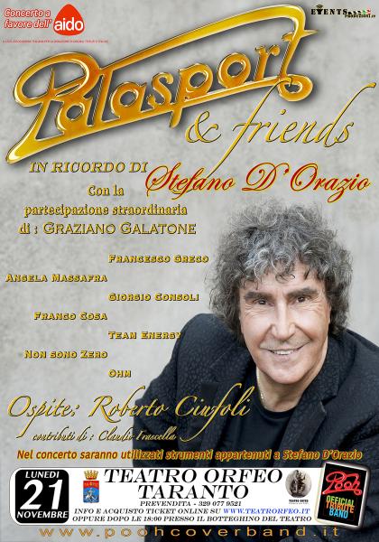 2° Memorial a STEFANO D'ORAZIO Palasport POOH OFFICIAL TRIBUTE & FRIENDS