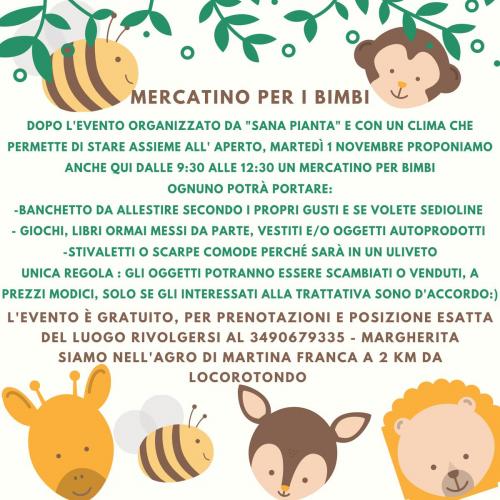 Mercatino per i bimbi