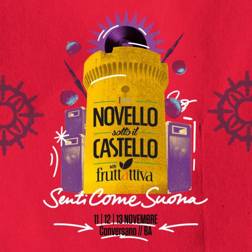 Novello sotto il Castello with Fruttattiva: Tre giorni dedicati all’enogastronomia, alla grande musica e all’arte nel centro storico di Conversano