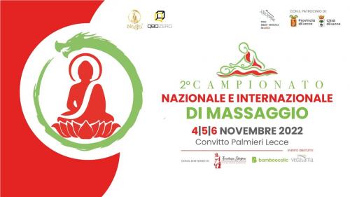 2° Edizione Campionato Nazionale e Internazionale di Massaggio
