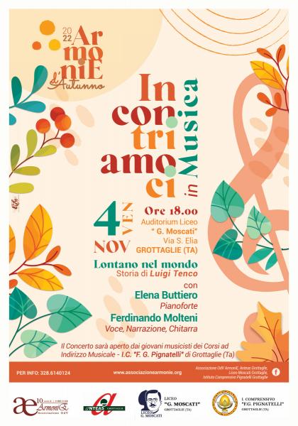 Incontriamoci in Musica - AE d'Autunno e la Musica di Tenco