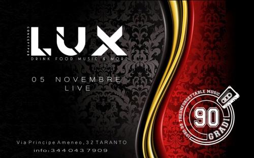 90Gradi live at LUXconcept