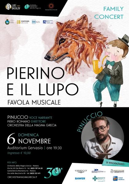 PIERINO E IL LUPO - Pinuccio & l'Orchestra della Magna Grecia