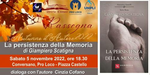 Libri, Autunno d'autore: La Persistenza della Memoria