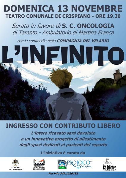 A teatro per il reparto Oncologia di Martina Franca