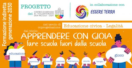 Rassegna "Apprendere con gioia. Fare scuola fuori dalla scuola"