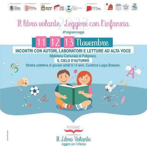 Putignano, da Venerdi' 11 al 13 Novembre “il Libro Volante”