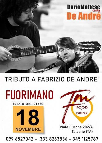 Dario Maltese canta De André al Fuorimano di Talsano (TA)