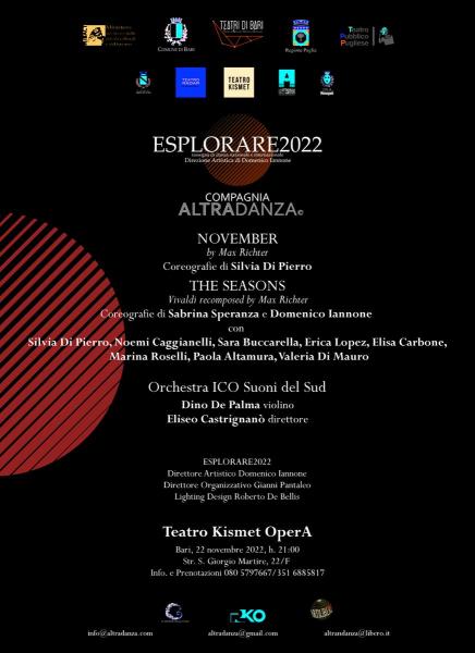 "November" e “The seasons” in scena al Kismet