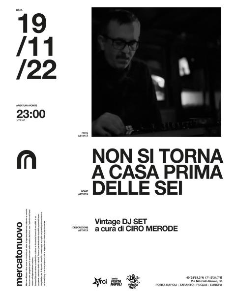 Ciro Merode Vintage Dj Set