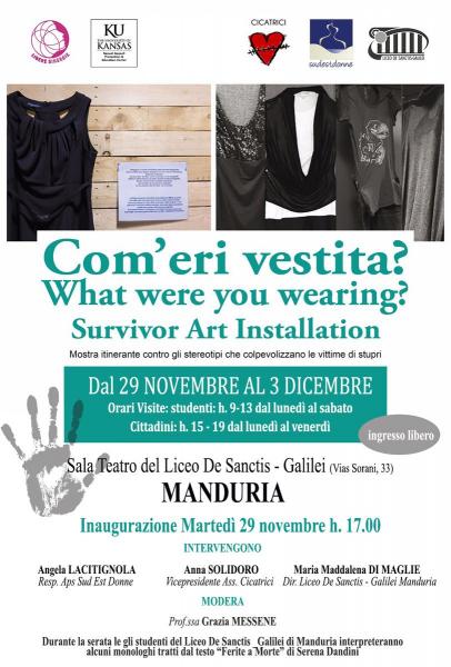 Com'eri vestita? Mostra Installazione