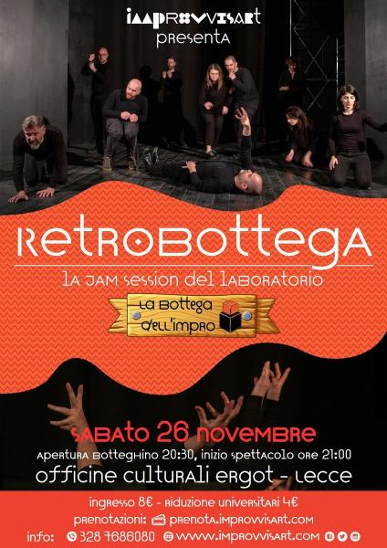 Retrobottega - la jam session di improvvisazione teatrale degli allievi del laboratorio de La Bottega dell'impro