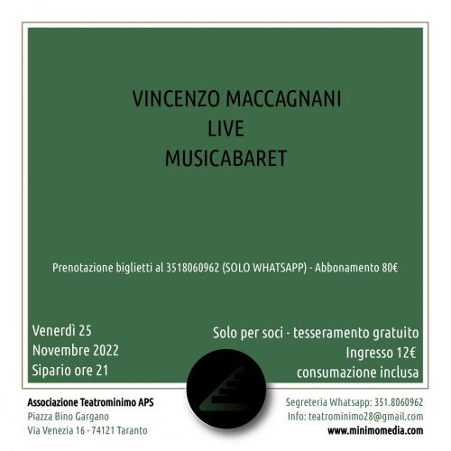 Vincenzo Maccagnani Live: "Musicabaret"