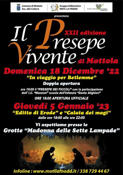 XXII Edizione del Presepe Vivente di Mottola